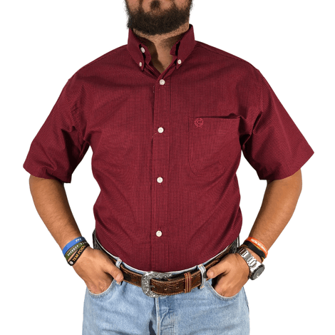 camisa-masculina-classic-manga-curta-vermelho-1